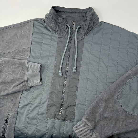 Free People Jackets & Blazers - FP Movement Slow Rush Half Zip Pullover Jacket Casual Gray Size Small Athleisure